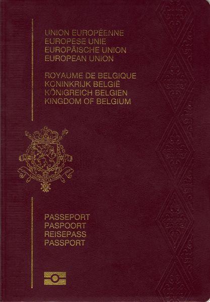 Cestovní pas - Belgie