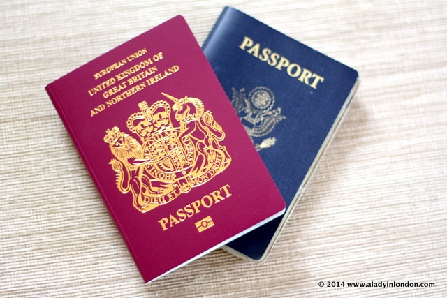 Britské cestovní pasy