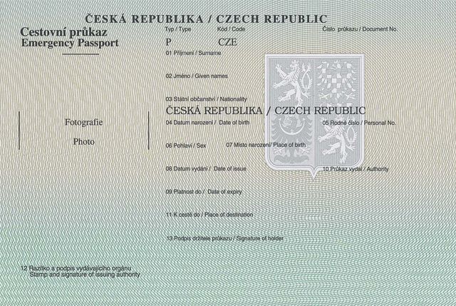 cestovní průkaz