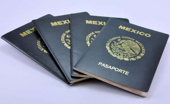 Mexické cestovní pasy